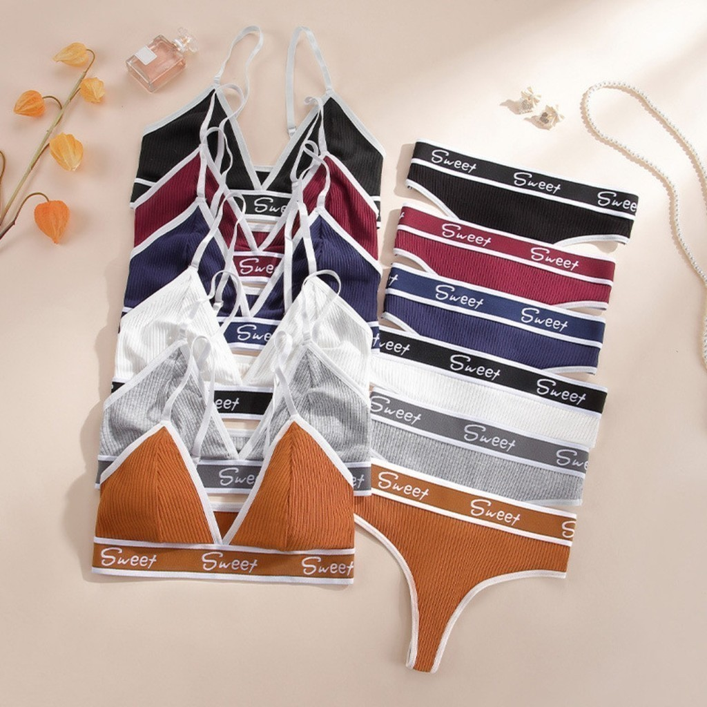 Combo Of 6 Bra & Panties Set Imported