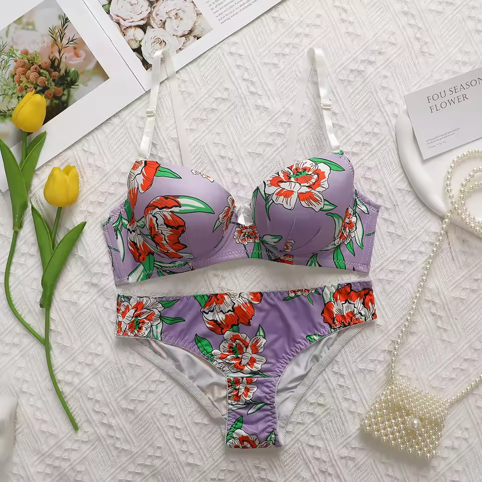 Combo Of 6 Bra & Panties Set Imported